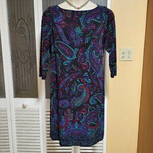 Lauren Ralph Lauren Ladies Beautiful Geometric Multicolor Dress